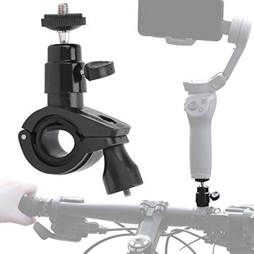 Agatige Bicycle Handlebar Mount, Bicycle Holders Bike Smartphone Gimbal Bracket Stand Rotational Bicycle Handlebar Mount Clamp Pole Tube Fit for OM 4 / OSMO Mobile 2 3