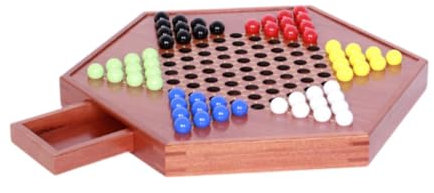 Generic Jeu de Société Chinois avec Billes et Rangement pour La Famille, Xl