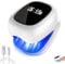 Upgrade Nail Fungus Laser Device with Time Display, Toe Nail Fungal Treatmen, 7 Minute Fast-acting Anti Fungal Nail Treatment for Multiple Toenails & Fingernails, 950nm Infrared Light 500nm Blue Light