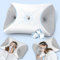 HOMCA CPAP Kissen, Memory Foam Kissen für Alle CPAP-Masken, CPAP Seitenschläferkissen mit CPAP-Maskenrillen und Stützbereich, Reduziert Luftauslässe und Druck der Maske, mit 3D Kühlung Bezug