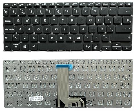 Teclado de portátil para for ASUS Vivobook 14 X412 X412F X412FA X412U X412UA X412UB Sin retroiluminación Diseño en español