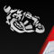 Hellweg Druckerei Motorrad Mopped Biker Moped Auto Aufkleber Sticker Heckscheibenaufkleber
