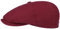 Stetson Hatteras Ballonmütze aus Bio-Baumwolle Herren - Nachhaltige Baumwollcap - Flatcap mit UV-Schutz 40 - Schiebermütze - Flat Cap Frühjahr/Sommer Bordeaux XS (52-53 cm)