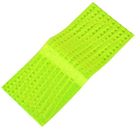 Dilwe Fahrrad Aufkleber Motorrad Reflektor Fluorescent Radfahren Felgenband f¨¹r Sicherheit Radfahren
