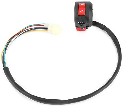 Motorradschalter, Motorrad EIN AUS Schalter, Lenker Start Lichtschalter Motorrad Linker Lenkerschalter Start EIN AUS Lichtschalter für -110ccm ATV Quad