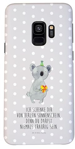 Mr. & Mrs. Panda Handyhülle passend für Samsung Galaxy S9 Handyhülle, Grau