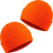 Geyoga Mütze Schädelkappe Acryl Manschette Strickmütze für Männer Outdoor Jagd (Orange, 2)