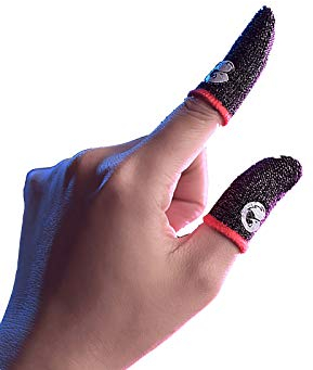 LICHIFIT Gaming-Fingerhülsen, Touchscreen-Handschuhe, schweißfest, rutschfest, für mobile Spiele