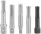 5 Teiliger Steckschlüsseladapter SDS Set, Meisselset Plus, Bit Adapter, Plus Zu Max Adapter Buchse Sechskantschaft Bohrer Verlängerung Set Chrom Vanadium Stahl Verlängerungs Steckverbinder