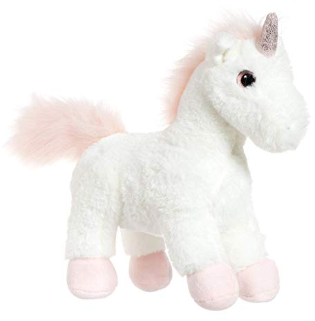 Apricot Lamb Jouet Peluche Licorne Rose farcie Jouet Doux Jouet Adorable Enfant Parfait (Licorne Rose, 23 cm)