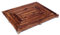 Brillibrum Tapis de douche design en bois de teck robuste antidérapant Tapis de bain en bois de teck pour l'intérieur et l'extérieur - Tapis antidérapant en bois de teck (60 x 50, variante 2)