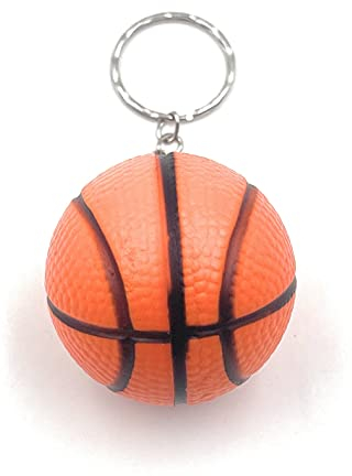 H-Customs Ball Basketball Sport braun Schlüsselanhänger Anhänger