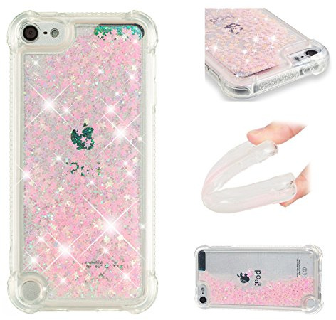 LEMAXELERS YBL Coque de protection en silicone souple en TPU pour iPod Touch 7 Rose