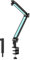 YOUSHARES Mic Boom Arm for Blue Yeti Mic, HyperX QuadCast Mic, Shure MV7 Mic and Most USB Microphones, with Extension Tubes, Mic Arm Designed for Podcast and Streaming (Blue)