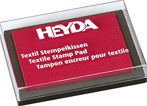 Heyda Stempelkissen Textil | rot