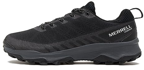 Merrell Herren Speed Eco Wp-Black/Asphalt Sneaker, 43 EU