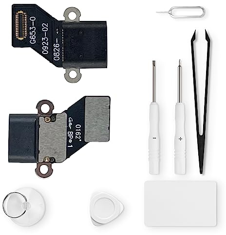 Eonpam Charging Port Replacement for Google Pixel 4A 4G/5G Charger Port Microphone Headphone Jack with Repair Kit