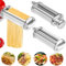 Pasta Maker Attachment for All Kitchenaid Stand Mixers, 3 PCS Kitchen Aid Pasta Attachments Included Pasta Dough Roller, Fettuccine Cutter, Spaghetti Cutter and Cleaning Brush