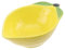 FELTECHELECTR Ceramic Dessert Bowl with Lovely Design Dried Fruit Snack Storage Plate Versatile Food Platter for Appetizers Nuts Sauces for Parties Gatherings Lemon Shape
