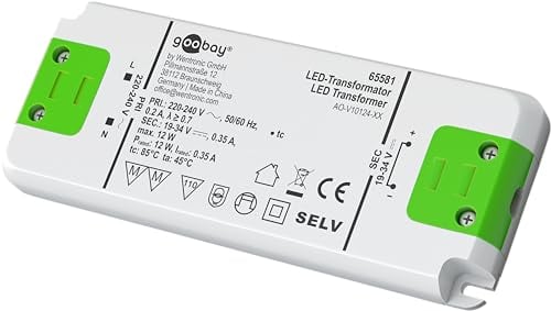LED Trafo 350 mA/12 W/LED Transformator für Konstantstrom/LED Treiber Konstantstromquelle/Transformator Innenbeleuchtung/Netzteil Licht