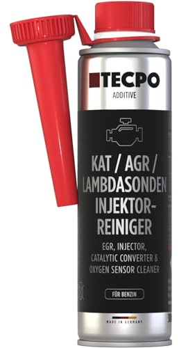 TECPO 300ml Katalysator AGR Lamdasonden Injektor Reiniger Benzin Additiv Zusatz