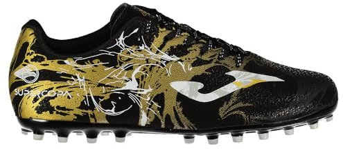 Joma Scarpe da Calcio Bambino Super Copa JR Erba Artificiale - Oro-Nero (33)