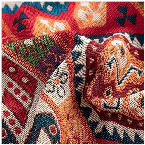 AITAF Muster Polsterstoff Chenille-Stoff Wandteppich Südwestliche Türkisch Marokkanisch Mexikanisch Ethnisch Stoff Meterweise, 100 x 110cm (Size : 180 x 100cm), BHNJ152NJ