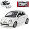 Generisch FIAT 500 Nuova Weiss Coupe Ab 2007 ca 1/43 1/36 Modell Auto
