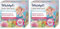 tetesept KIDS Badeüberraschung Kleine Badenixe – Sprudelnde Badekugel mit Meerestier-Sammelfigur – Rosa Sprudelspaß und hautpflegende Rezeptur – 1 x 140 g (Packung mit 2)
