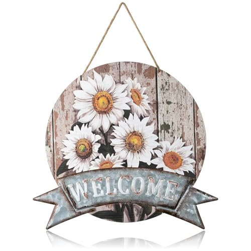 Türkranz Ganzjährig Türdeko Haustür Türkranze Frühling Außen Tür Kranz Modern Deko (Vintage)