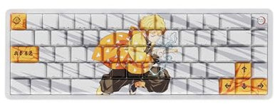 Team Liquid DS Zeni Art PBT Dye Sub Keycaps for Mechanical Gaming Keyboards, Cherry MX Switches, Custom Side Print, ANSI ISO Support, US Layout