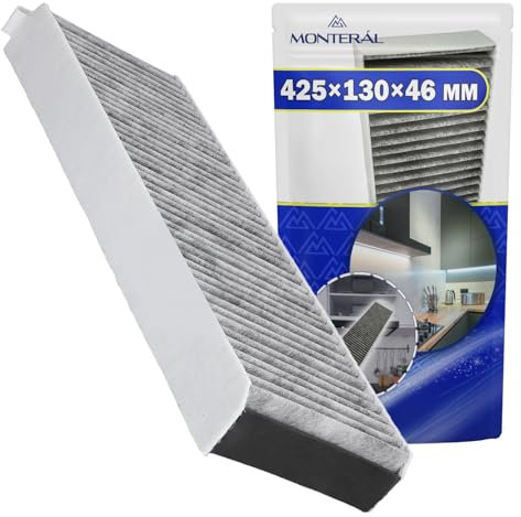 Filtre Charbon Hotte Aspirante 425x130x46 mm pour Bora Pure X Pure S Pure M Pure - MONTERAL