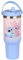 Disney Stitch et Angel Grand mug thermique avec couvercle et embout, acier inoxydable, mug de voyage avec anse 1,18l (Rose-bleu)