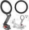 Honbobo Support de téléphone pour DJI RS 4 Mini, support de téléphone magnétique pliable avec trou de vis 1/4 pour iPhone/Android/Samsung (griffe Arca)