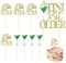 9-Pack A Tiny Bit Older Birthday Decorations A Tiny Bit Older Cake Topper Martini Cake Topper Easy to Install, Creative Decoration for Espresso, Photo Props, Party Decoration, Bar