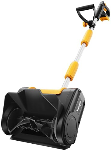 Houselife Cordless Snow Shovel Compatible with Dewalt 20V Max Battery(Tool Only) 11 Electric Snow Shovel for Driveway Max 16.4' Throw Distance