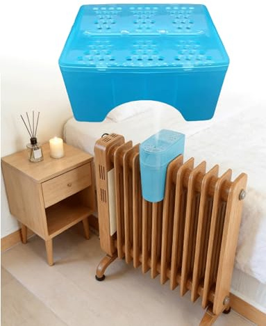 Générique Humidificateur de radiateur Universel Suspendu, Niveau d'eau Visible Transparent, Facile à remplir et à Nettoyer, for radiateur rempli d'huile, for Bureau à Domicile(1pcs)