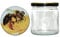 Germerott Bienentechnik 60 x Rundglas 400ml 500g mit 82er Twist-Off Deckel Biene