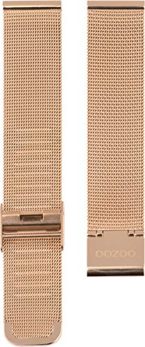 Oozoo Milanaiseband Uhrenband Armband Metallband Edelstahl Rosefarben 20 MM - OA-502-20