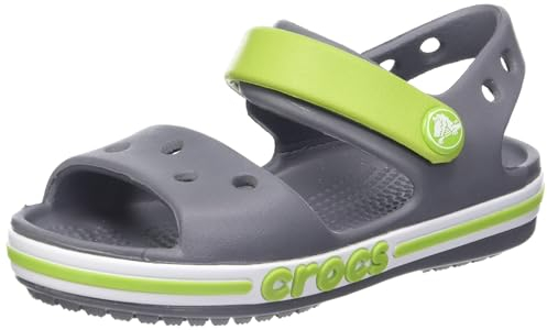 Crocs Unisex Bambino Bayaband Sandal K Sandalo, Charcoal, 25/26 EU