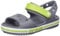 Crocs Bayaband Sandal K, Infradito per Il Tempo Libero e Abbigliamento Sportivo Unisex per Bambini, Grigio (Carbone), 25/26 EU