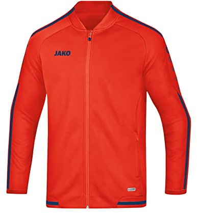 JAKO Herren Striker 2.0 Freizeitjacke, flame/Navy, 3XL, 9819