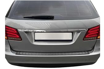 Ladekantenschutz Stoßstange für Mercedes E Klasse S212 2009-2013 Chrom Dunkel