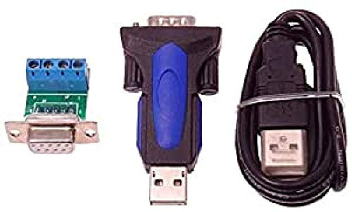 PremiumCord USB 2.0 auf RS485 Adapter, Übertragungsgeschwindigkeit von 300 bit/s bis 3 mBit/s, Chipsatz FTDI, Inkl. USB-Verlängerungskabel 80 cm