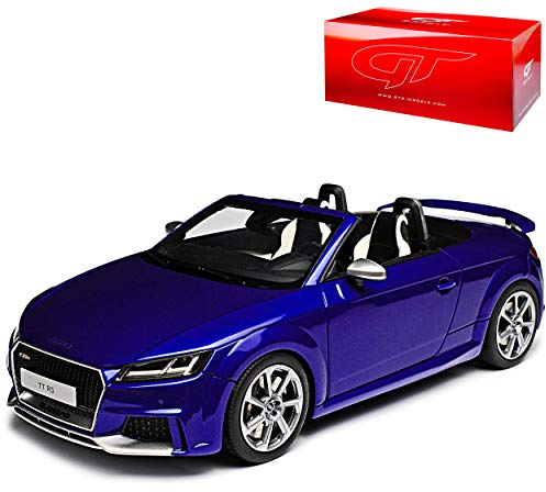 GT-Spirit A-U-D-I TT RS FV 8S Roadster Cabrio Sepang Blau Ab 2014 Nr 209 8 1/18 Modell Auto