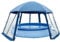 Blue Bay Pavillon de Piscine Hors Sol Tente Imperméable Abri de Soleil Tente de Piscine Imperméable Jardin Terrasse Extérieur 433x500x250 cm