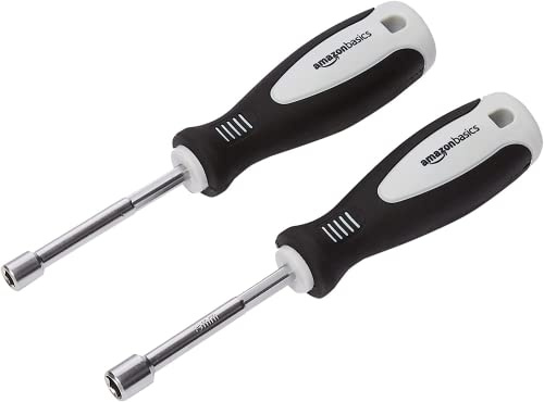 Amazon Basics 2 Piece Nut Driver Set, 6 mm and 8 mm