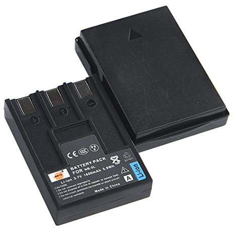 DSTE Lot de 2 batteries de rechange compatibles avec Canon NB-3L PowerShot SD10 SD100 SD110 SD20 SD500 SD550 Digital IXUS 700 IXUS 750 IXUS i IXUS i5 IXUS II IXUS IIs IXY 30 30a 600 70 L Caméra L2.