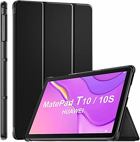 BNBUKLTD Compatible for Huawei Matepad T10/T10S Case Premium Smart Book Stand Cover