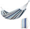 yourGEAR Maui - XL Hängematte 220 x 120 cm | Smaragd (Grün) oder Aqua (Blau) |240 kg Labor geprüft | Baumwolle | Tuchhängematte | Packtasche [Aqua]